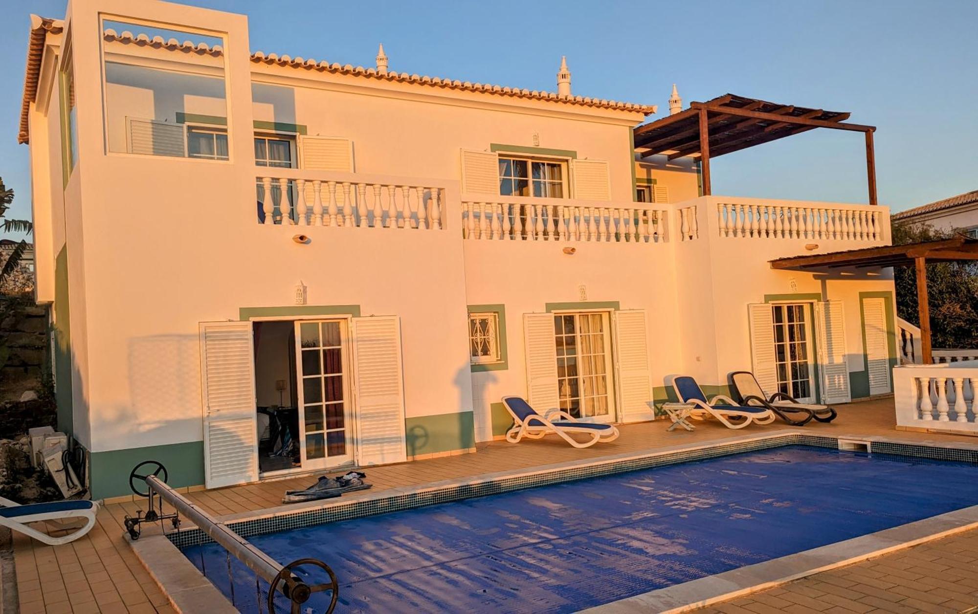 Stunning Villa With Pool & View Near Beach Budens Ngoại thất bức ảnh