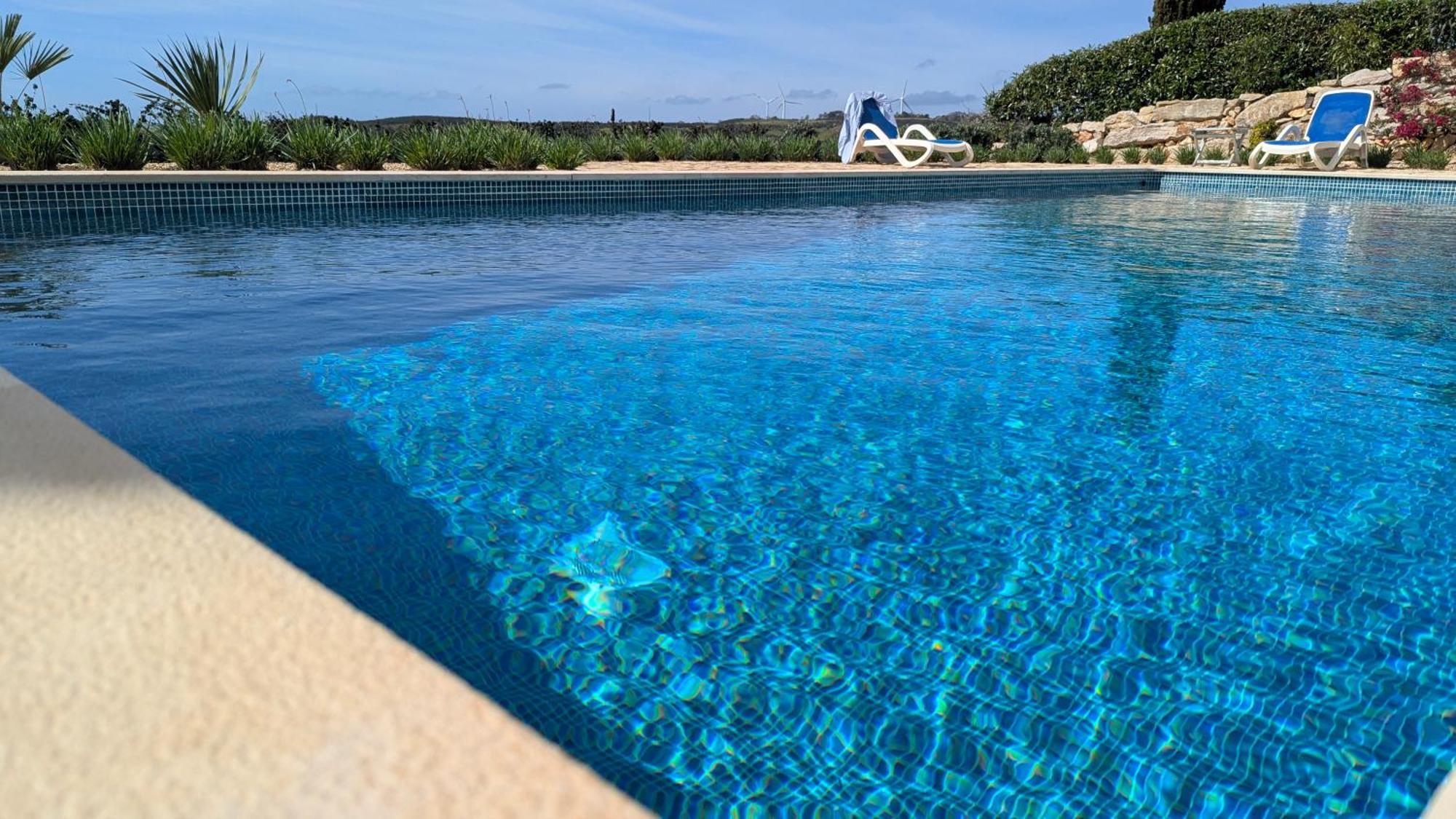 Stunning Villa With Pool & View Near Beach Budens Ngoại thất bức ảnh